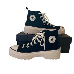 Converseop Sneakers platform sole side-zippe7